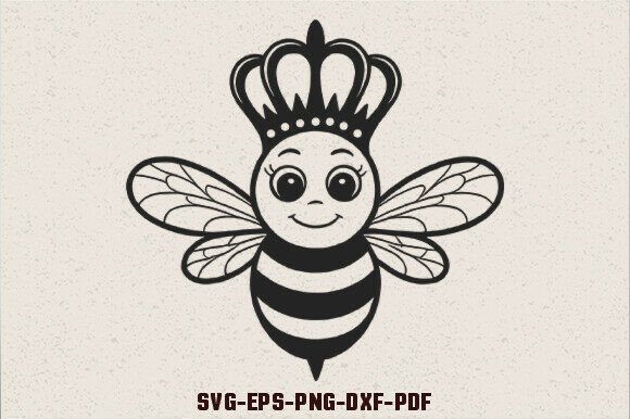 Bee Queen SVG Bee Quotes SVG for Graphics and Crafts