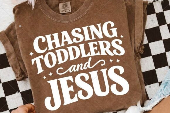 Christian Mom SVG PNG, Chasing Jesus and Graphics for Crafts