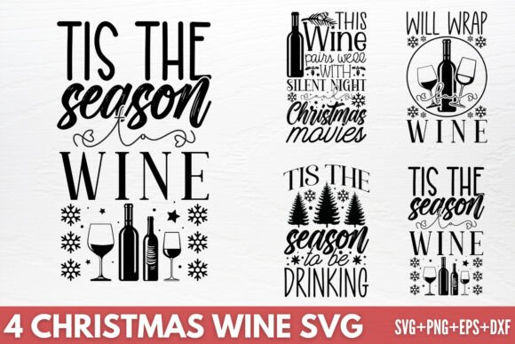 Christmas Wine SVG: A Smart Graphics Pick for Crafts Sellers