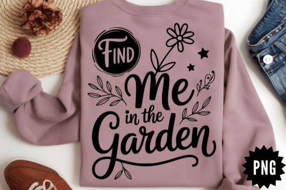 Cute Flower Find Me in the Garden SVG D for Crafts and Graphics