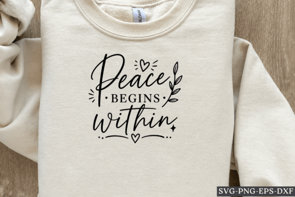 Peace Begins Within SVG: A Crafts & Graphics Review for Sellers