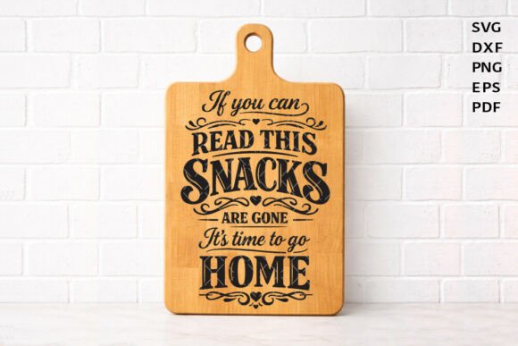Snacks Are Gone SVG Funny Kitchen Quote: A Graphics & Crafts Review
