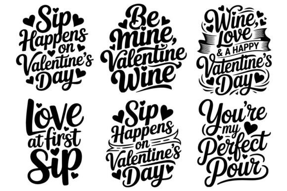 Valentine Wine Quotes SVG Bundle Review