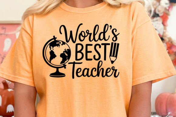 World s Best Teacher Svg, Teacher s Day Graphics in Crafts